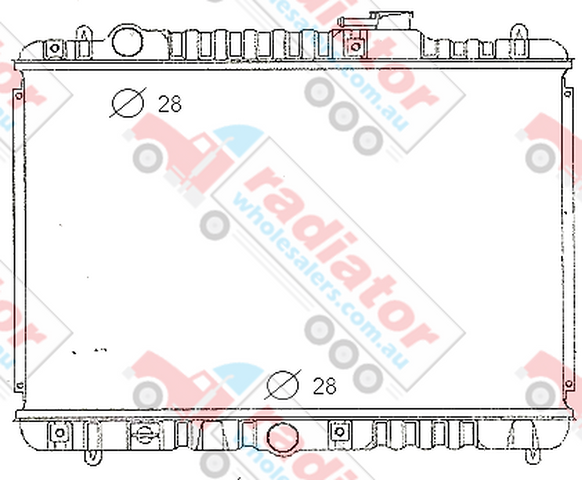 RW267104M Radiator